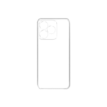 realme c53 kılıf lüx şeffaf silikon
