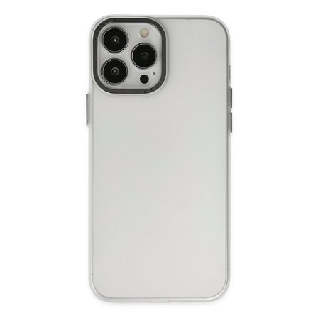 iPhone 13 Pro Max Kılıf Modos Metal Kapak - Şeffaf