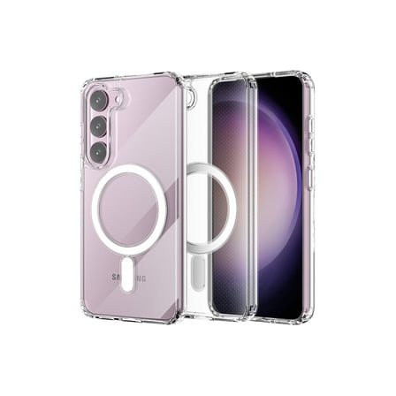 Galaxy S23 Plus Kılıf Magneticsafe Şeffaf Silikon - Şeffaf