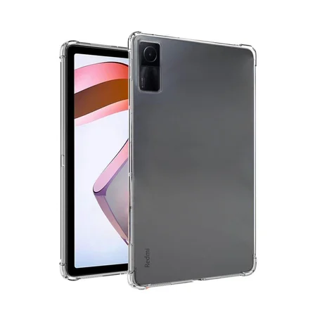 Redmi Pad SE Kılıf Anti Shock Tablet Silikon - Şeffaf