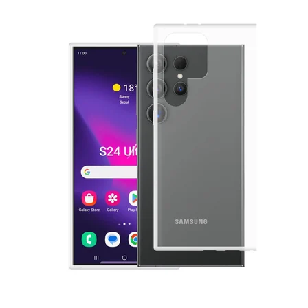 galaxy s24 ultra kılıf lüx şeffaf silikon