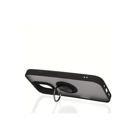 iPhone 16 Pro Max Kılıf Montreal Yüzüklü Silikon Kapak - Yeşil
