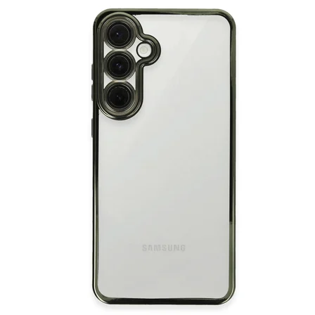 Galaxy S24 FE Kılıf Razer Lensli Silikon - Yeşil
