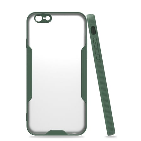 iPhone 6 Kılıf Platin Silikon - Yeşil