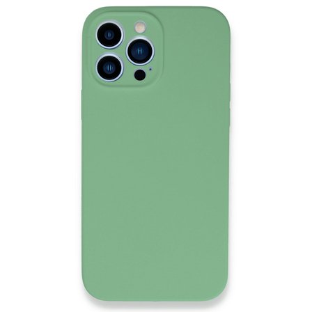 iPhone 13 Pro Max Kılıf Lansman Legant Silikon - Yeşil