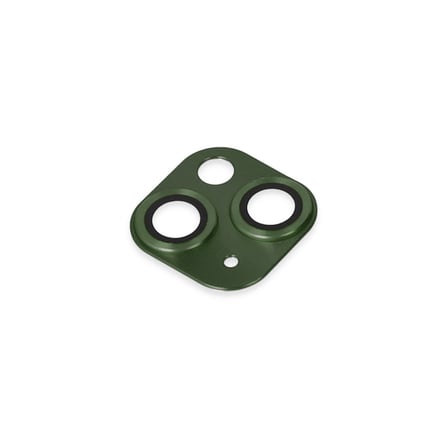 iPhone 13 Pers Alüminyum Kamera Lens - Yeşil