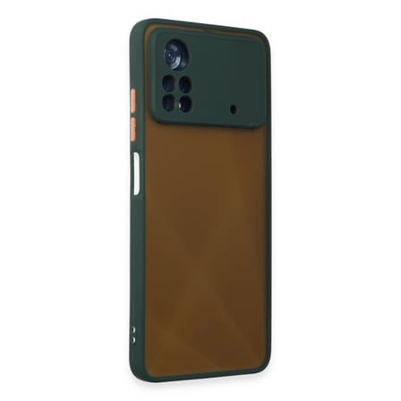 X4 Pro 5G Kılıf Montreal Silikon Kapak - Yeşil
