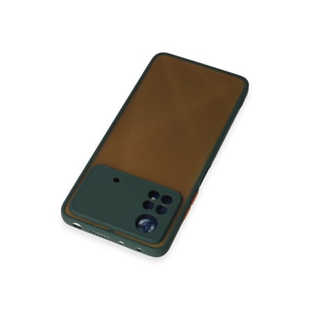 X4 Pro 5G Kılıf Montreal Silikon Kapak - Yeşil