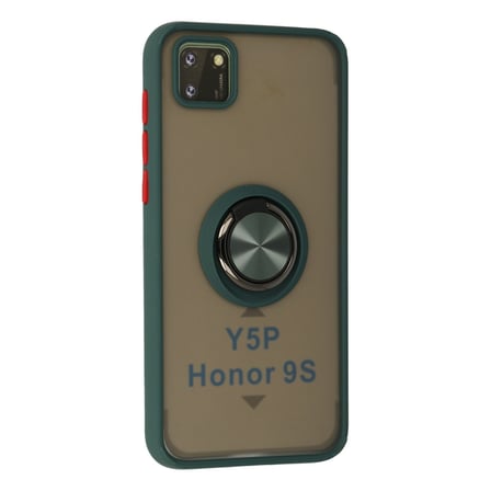 Y5P Kılıf Montreal Yüzüklü Silikon Kapak - Yeşil