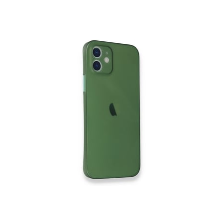 Erdo Ticaret iPhone 12 Mini Kılıfı Yeşil Arka Kapak Termoplast