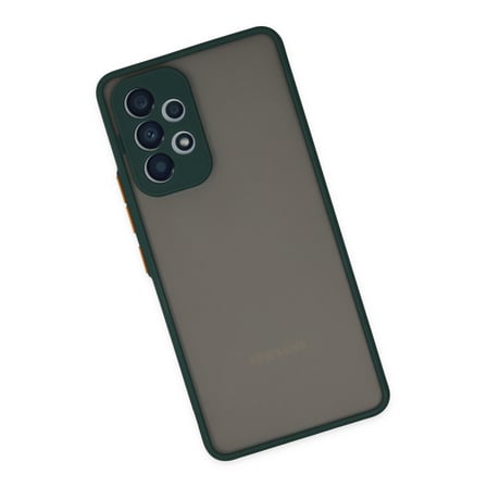 Galaxy A73 5G Kılıf Montreal Silikon Kapak - Yeşil