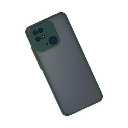 Erdo Ticaret Redmi 10C Kılıfı Silikon Yeşil Xiaomi
