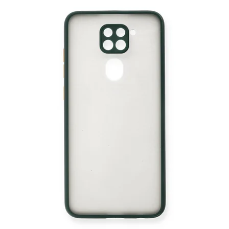 Redmi Note 9 Kılıf Montreal Silikon Kapak - Yeşil
