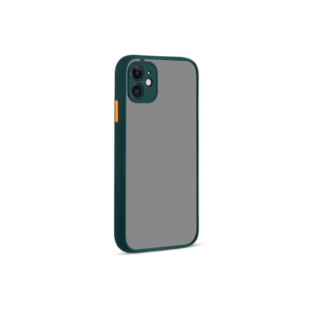 iPhone 12 Kılıf Montreal Silikon Kapak - Yeşil