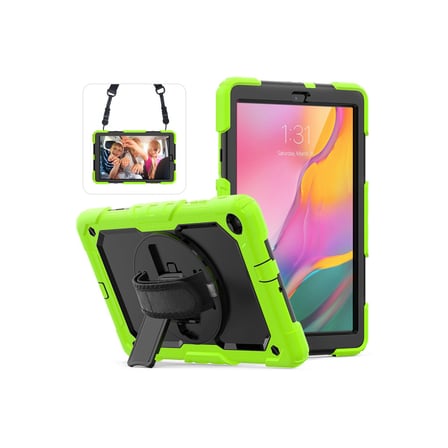 Galaxy T510 Tab A 10.1 Kılıf Pars Tablet Kapak - Yeşil