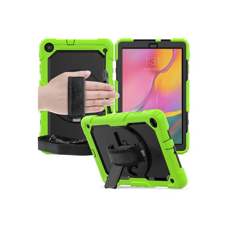 Galaxy T510 Tab A 10.1 Kılıf Pars Tablet Kapak - Yeşil