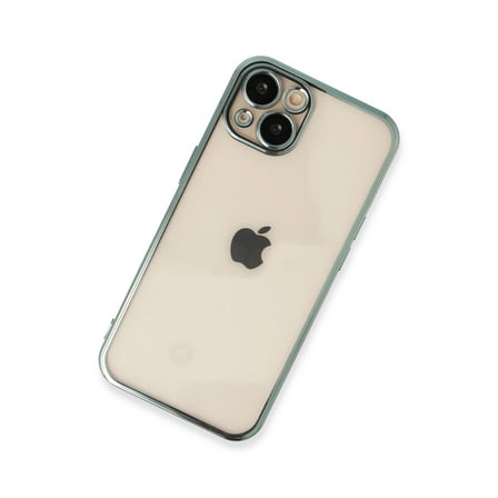 iPhone 14 Kılıf Razer Lensli Silikon - Yeşil