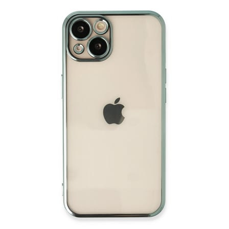 iPhone 14 Kılıf Razer Lensli Silikon - Yeşil