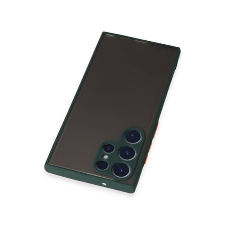 Galaxy S22 Ultra Kılıf Montreal Silikon Kapak - Yeşil