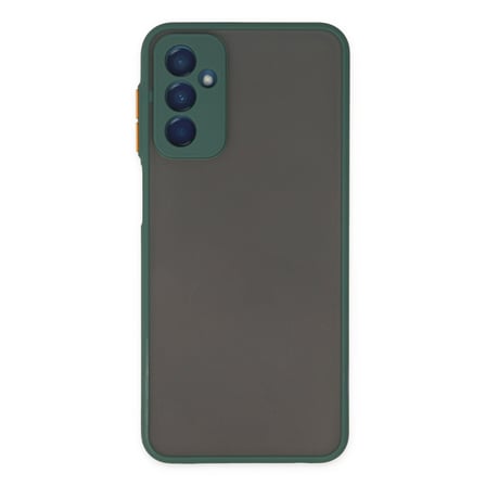 Galaxy M13 Kılıf Montreal Silikon Kapak - Yeşil