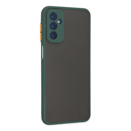 Galaxy M13 Kılıf Montreal Silikon Kapak - Yeşil