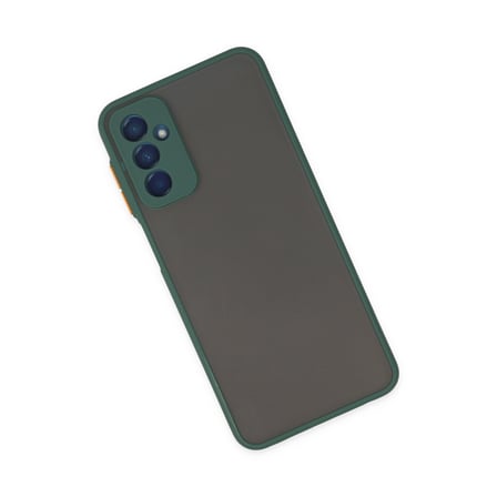 Galaxy M13 Kılıf Montreal Silikon Kapak - Yeşil