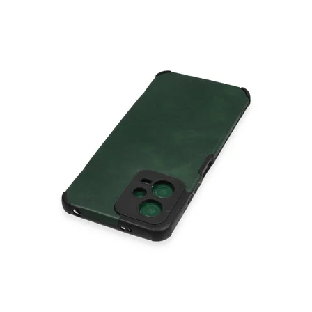 Note 12 5G Kılıf Loop Deri Silikon - Yeşil