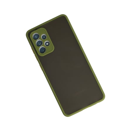 Galaxy A72 Kılıf Montreal Silikon Kapak - Yeşil