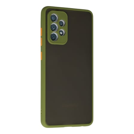 Galaxy A72 Kılıf Montreal Silikon Kapak - Yeşil
