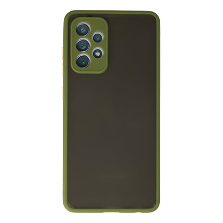 Galaxy A72 Kılıf Montreal Silikon Kapak - Yeşil