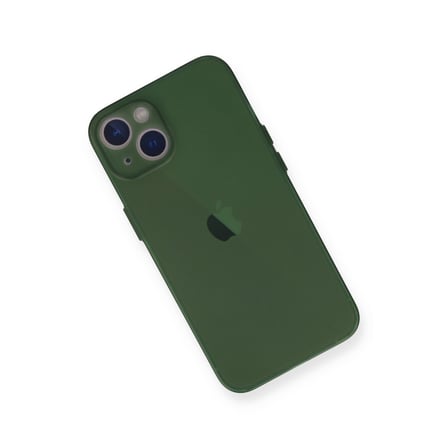 iPhone 14 Plus Kılıf PP Ultra İnce Kapak - Yeşil