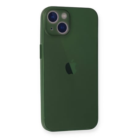 iPhone 14 Plus Kılıf PP Ultra İnce Kapak - Yeşil