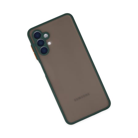 Galaxy A04S Kılıf Montreal Silikon Kapak - Yeşil