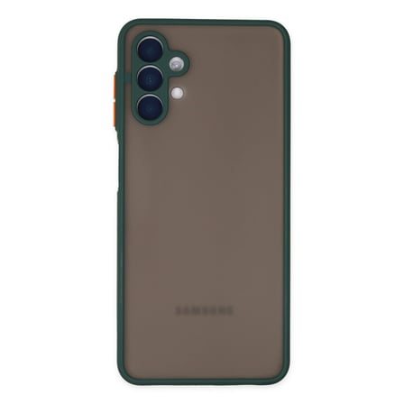Galaxy A04S Kılıf Montreal Silikon Kapak - Yeşil