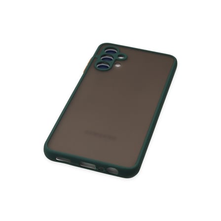 Galaxy A04S Kılıf Montreal Silikon Kapak - Yeşil