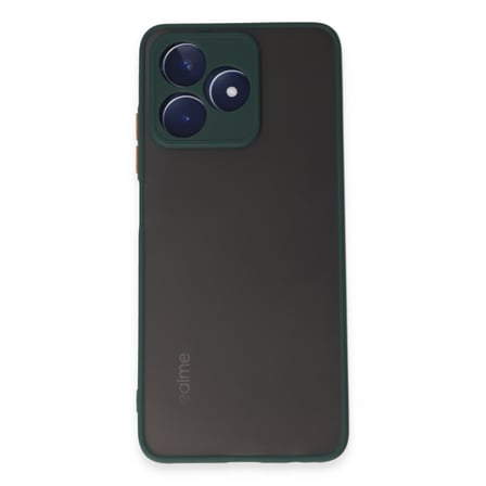 Realme C53 Kılıf Montreal Silikon Kapak - Yeşil