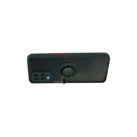 A54 4G Kılıf Montreal Yüzüklü Silikon Kapak - Yeşil