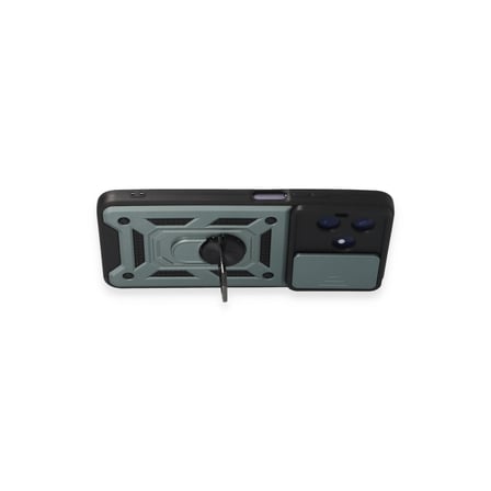 Realme C53 Kılıf Pars Lens Yüzüklü Silikon - Yeşil