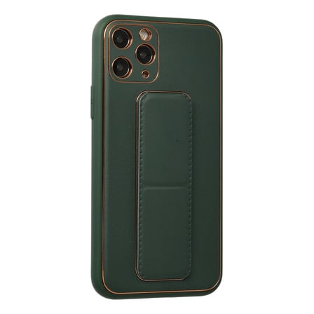 iPhone 11 Pro Kılıf Coco Deri Standlı Kapak - Yeşil
