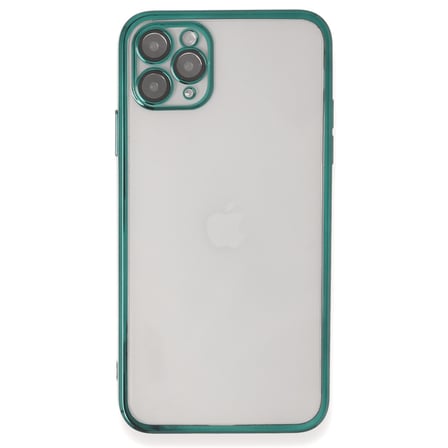 iPhone 11 Pro Max Kılıf Razer Lensli Silikon - Yeşil