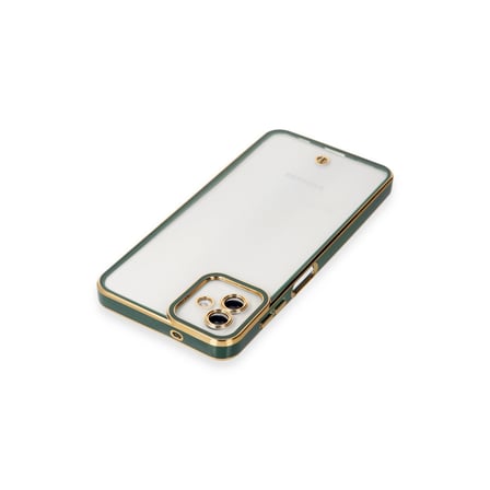 Erdo Ticaret Samsung Galaxy A04 Kılıf Liva Lens Silikon Yeşil