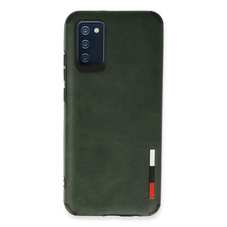 Galaxy A03S Kılıf Loop Deri Silikon - Yeşil
