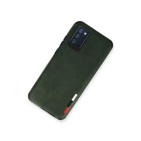 Galaxy A03S Kılıf Loop Deri Silikon - Yeşil