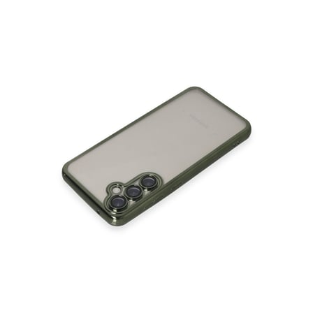 Galaxy S23 FE Kılıf Razer Lensli Silikon - Yeşil
