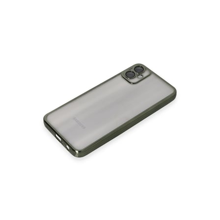 Galaxy A05 Kılıf Razer Lensli Silikon - Yeşil