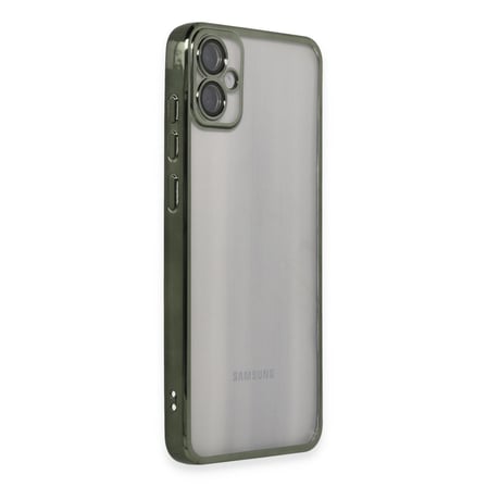 Galaxy A05 Kılıf Razer Lensli Silikon - Yeşil
