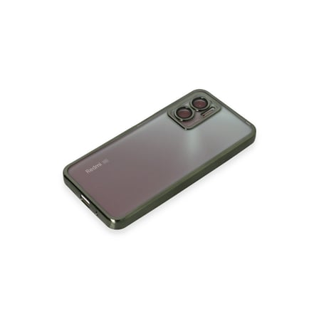 Redmi 10 5G Kılıf Razer Lensli Silikon - Yeşil