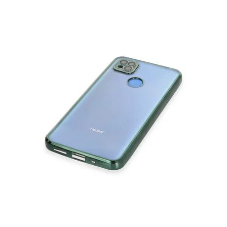 Redmi 9C Kılıf Razer Lensli Silikon - Yeşil