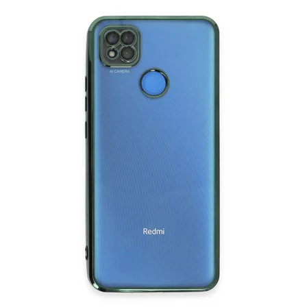 Redmi 9C Kılıf Razer Lensli Silikon - Yeşil