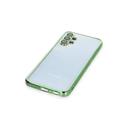 Galaxy A13 4G Kılıf Razer Lensli Silikon - Yeşil